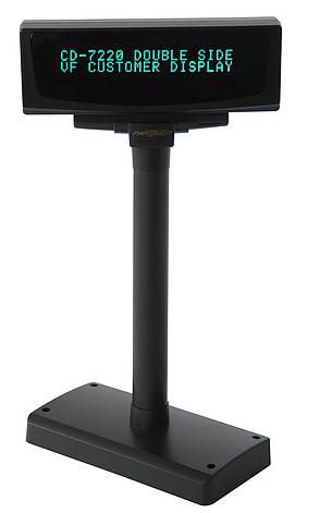 CD-7220 Customer Pole - Display, VFD 2 Line 20 - Charachters 5V. USB - Warranty: 36M